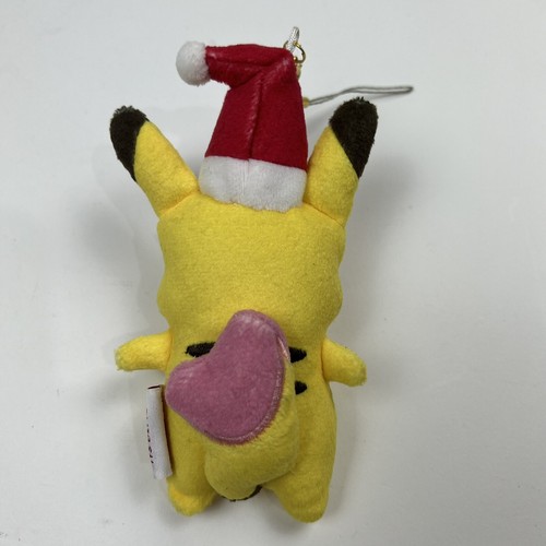 LOVE Its Demo Pokémon Pikachu Christmas Holiday Santa Plüsch Ornament Schlüsselanhänger - Bild 2 von 4