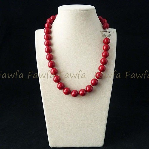 Fashion 8/10/12/14mm Multi-color South Sea Shell Pearl Round Beads Necklace 18'' - Picture 5 of 75