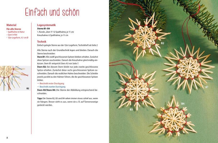 Thumbnail - Strohstern-nostalgie | Weihnachtsschmuck Mit Legeformen Leicht Gemacht