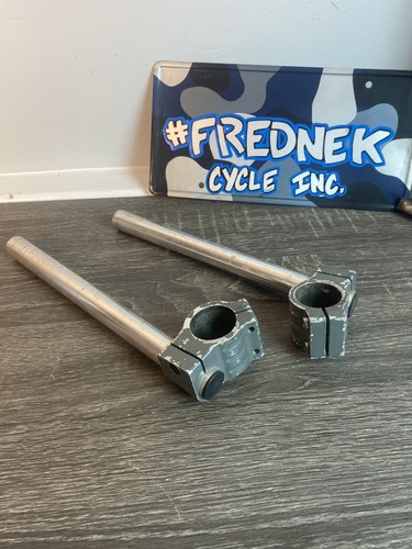 35mm Clamp On Motorcycle Handlebar Mounts - Picture 2 of 6