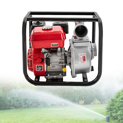 #ad 212CC 4 Stroke 7.5HP Gasoline Powered Manual Start Water Transfer Pump 3600RPM $212.94