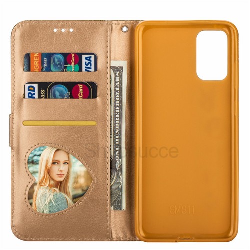 Para Huawei P40 P30 P20 Mate 50 20 Lite Cuero Antigolpes Billetera Tarjeta Abatible Cubierta - Imagen 10 de 44