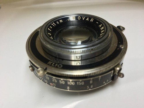 Vintage Zeiss Ikon KLIO Novar Anastigmat 1 : 4,5 F = 11 cm LENS Shutter - Picture 7 of 10