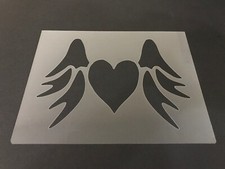 Heart 2 Stencil 10mm or 7mm Thick, Hearts, Love, Valentines Day, Roses