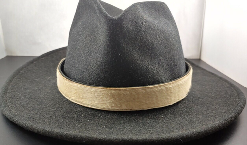 FELL KUHHAAR AUF Hutband verstellbar Leder HANDARBEIT NEU Western Cowboy Cowgirl - Bild 1 von 10