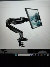 Huanuo HNSS6 Single Monitor Full Motion Desk Mount New