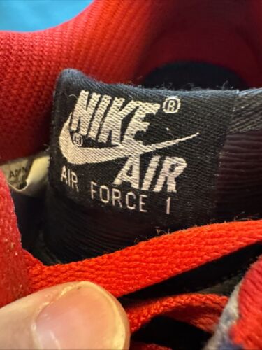 Nike Air Force 1 Low ID Men's Sz 10.5 CT7875-994 Black Red Blue Nice - Picture 6 of 9