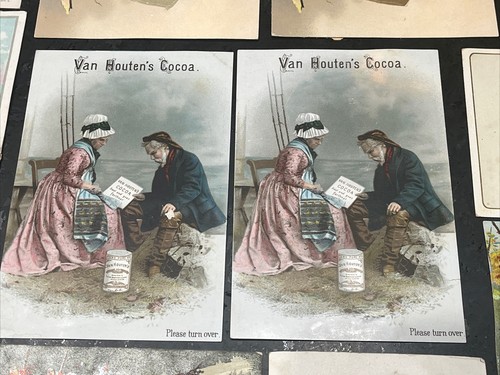 victorian trading card collection scrapbook pull outs advertisments - Picture 17 of 24