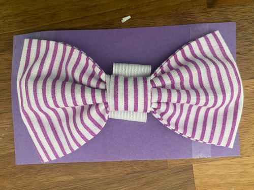 Dog Slide on Collar Bow Ties - Stripe design - Picture 13 of 13