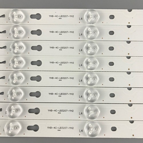 8pcs TCL 55US5800 55US57 55D2700 LED Strips 006-P1K3465A YHA-4C-LB3207-YH2 - Photo 4/6