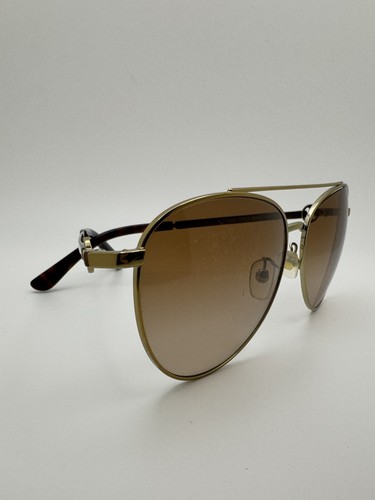 Tory Burch TY6074 327913 Gold Metal Sunglasses 58-13-140 Brown Lens - Picture 3 of 15