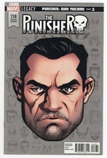 Punisher #218 McKone 1:10 HEADSHOT Variant Cover (2017) WAR MACHINE Marvel