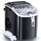 YUKOOL Countertop Ice Maker,Handle Portable Ice Maker,24H/26lbs,6Min/9 Ice Cubes