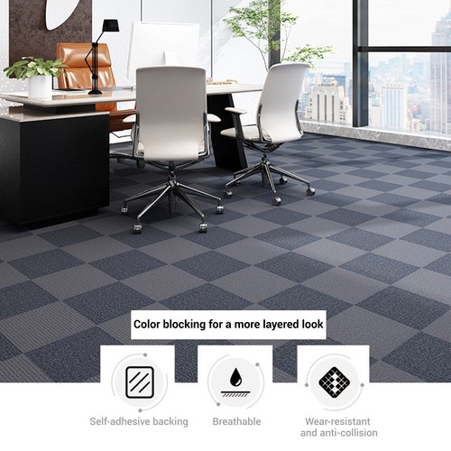 40x 30*30cm Self Adhesive Carpet Tiles Commercial Office Home Shop Retail Floor - Picture 4 of 23