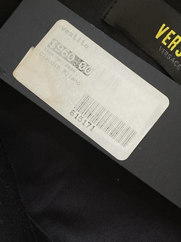 Versus Versace Women's Dress Black Size 6 Retail $960 - Picture 6 of 6