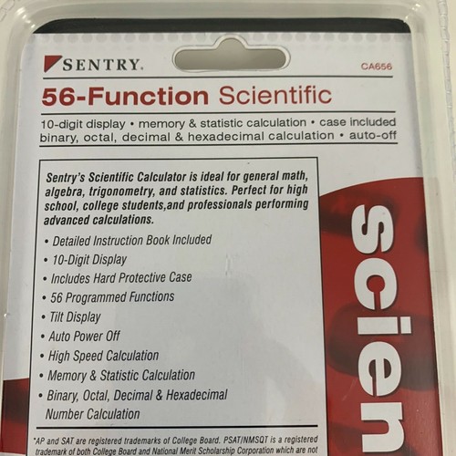 Sentry 56 Function Calculator Brand New in Package CA656 - Picture 2 of 5