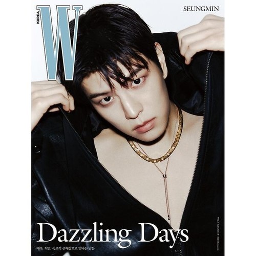 SEUNGMIN STRAYKIDS W Korea 2025 may 2025. 05 Magazine Dazing days Edition kpop - Picture 2 of 10