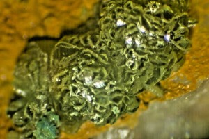 Cuprian-Adamite-Cap-Garonne-where-first-identitied-Le-Predat-France-Micromount