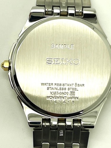 SEIKO HERRENUHR V157 0AD0 MODERN NOT-WORKING SOLAR ANALOG 50M SNE128 - Bild 6 von 6