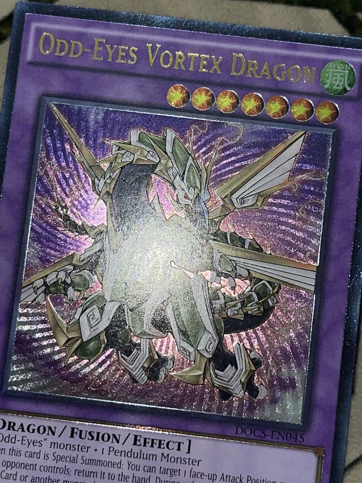 Yugioh ODD-EYES VORTEX DRAGON Ultimate Raro DOCS-EN045 1ª Edición Foto 2 de 3