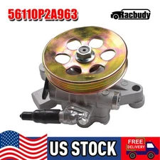 Power Steering Pump 21-5066 with Pulley for 1996-2001 Acura EL Honda Civic CR-V
