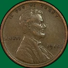 1918 Lincoln Wheat Cent Extremely Fine XF Coin #40013