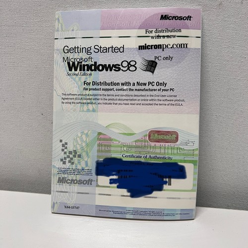 NEW FACTORY SEALED - MICROSOFT WINDOWS 98 SE SECOND EDITION FULL OS - Picture 4 of 5