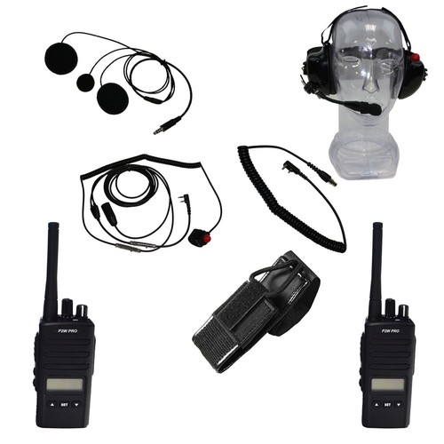 RJS Racing Equipment 600080142 Pro Series 2 Man Radio System 3-Way Complete Syst