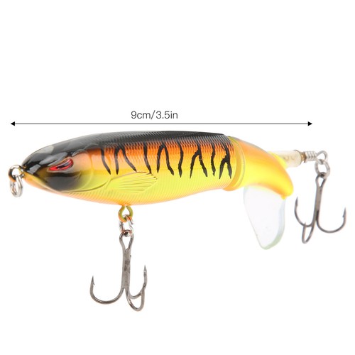 GSA 5Pcs Propeller Water Tractor Hard Bait Floating Pencil Plastic FG - Bild 17 von 22