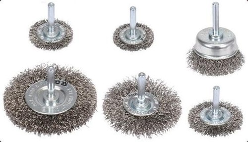 YATO Bürstenscheibe Bohrmaschine YT-47593 37(x2) 50 62 (x2) 75mm Stahl - Bild 2 von 5