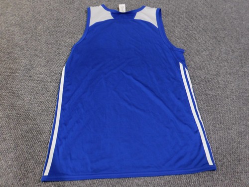 Camiseta Harlem Globetrotters Hombre Grande Azul Blanco Baloncesto Reversible Adidas - Imagen 11 de 17