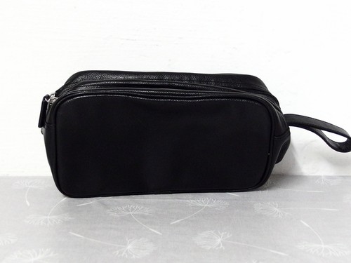 Kulturbeutel, Kosmetiktasche, schwarz Herren - Bild 4 von 5