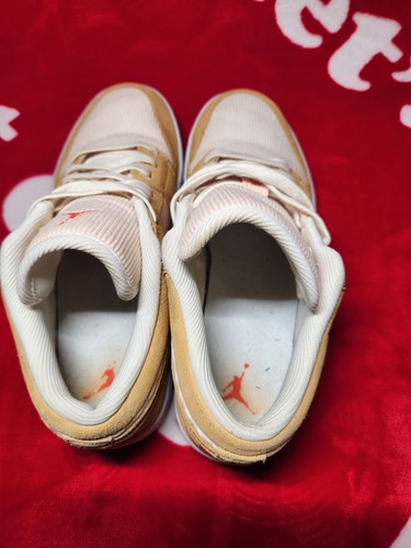 Nike Air Jordan 1 Low SE DH7820-700 Beige Corduroy Tan Suede Men's 10 Customized - Picture 7 of 14