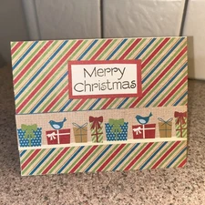 Merry Christmas Greeting Card with Envelope