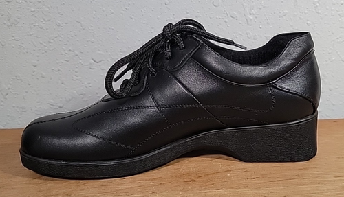 Oxford de cuero negro 24 HOUR COMFORT Valerie para mujer de 7 anchos - Imagen 5 de 9