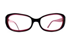 Kate Spade NY Black Pink Interior Oval Wrap Eyeglasses Lyla/S DW3P RA 53 17 130