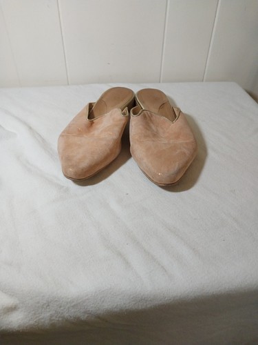 Chatelles Paris Mules Slides Shoes Gold Peach Shimmer Size 38.5 8 - Picture 15 of 18