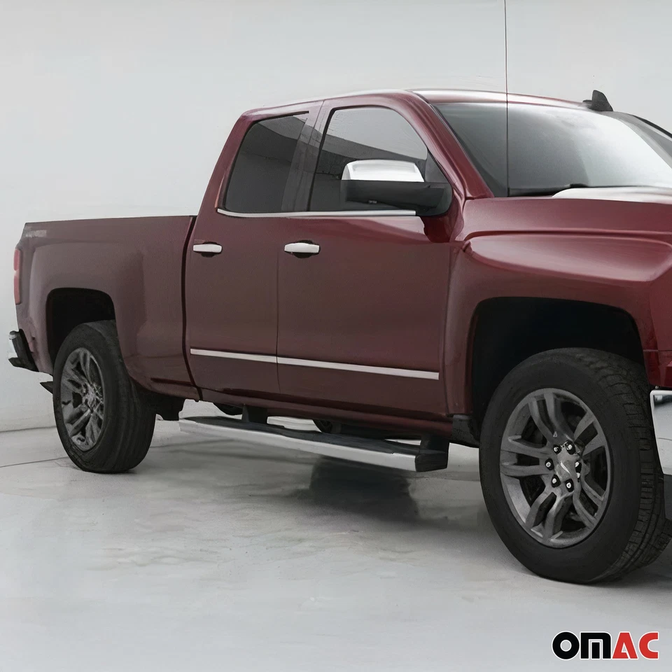 Moldura de puerta lateral para Chevrolet Silverado 1500/2500/3500HD doble cabina 2014-19 Foto 2 de 4