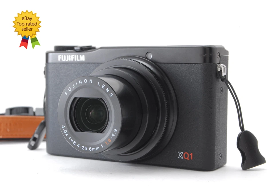 FUJIFILM XQ1 BLACK 12.0MP WI-FI Compact Digital Camera JAPAN [NEAR MINT w/Case] - Image 2 of 4