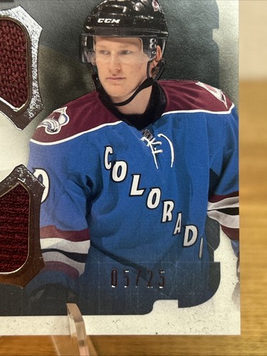 2013-14 The Cup Nathan MacKinnon Foundations Rookie Triple Jersey 5/25 RC SSP - Bild 2 von 4