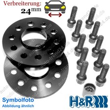 Spurplatten schwarz DR 24mm/Achse ABE u.a.: Alfa Romeo Stelvio 949 Bj. 2016-2025