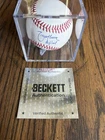 Randy Johnson Signed  MLB Baseball w/ “Big Unit” & Beckett BAS WITNESSED