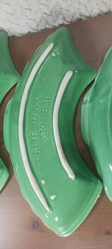 CALIFORNIA Pottery 830 831 Lazy Susan Replacement Dishes Lot Of 3 MCM Chip & Dip - Picture 8 of 9
