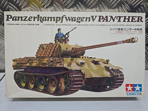 TAMIYA 1/35 MOTORIZZATO MT123 PANTHER V CARRO ARMATO TEDESCO PANZERKAMPFWAGEN model kit