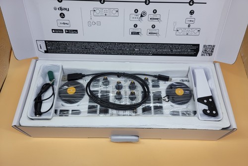Hercules DJControl Mix Wireless Double Deck Controller - White - Picture 5 of 6