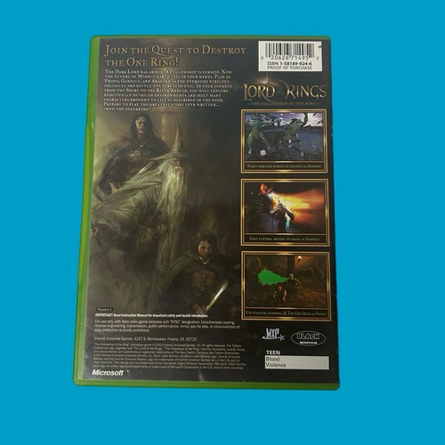 Il Signore degli Anelli: La Compagnia dell'Anello (Microsoft Xbox 2002) senza manuale - Foto 3 di 3