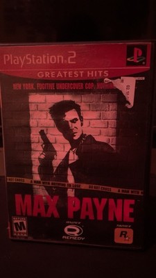 Rockstar Games Max Payne PS2 Greatest Hits w/ Manual, M Rated. CIB + TW