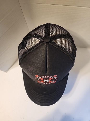 Howitzer Otto Brand USPSA Logo Black Trucker Style Baseball Hat Snapback OSFA - Picture 2 of 7