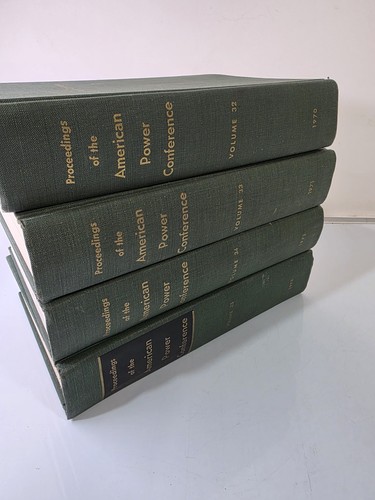 Lot of Vintage Hardcover Proceedings of the American Power Conference 1970-1978 - Bild 8 von 14