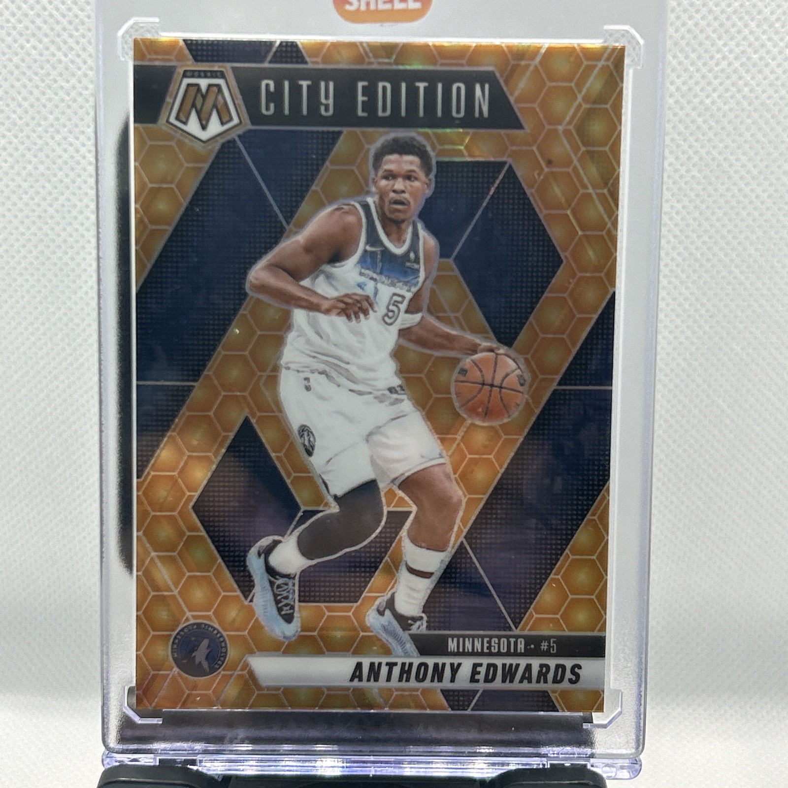 2024-25 Panini Mosaic ANTHONY EDWARDS #279 City Edition HONEYCOMB Case Hit SSP